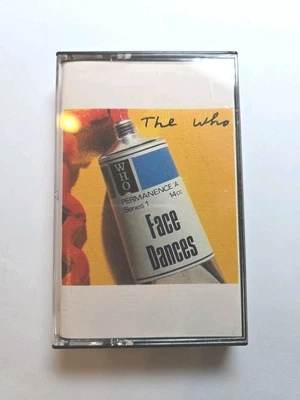 The Who Face Dances Cassette 1981 Goldshower Limited VG+ W5 3516 - Image 1 of 3