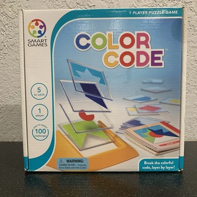 SmartGames Color Code Cognitive Skill-Building Puzzle Game; 100 Challenges, 5+ - Image 1 of 3