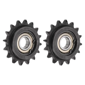 2pcs DIN(ISO) 06B Chain Idler Sprocket 12mm Bore, 3/8" Pitch, Hardened 16 Tooth - Picture 1 of 5