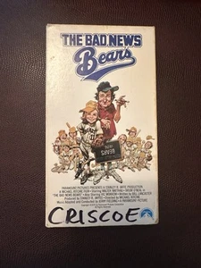 LOOK! Rare "The Bad News Bears" VHS 1976, 1988 Walter Matthau Tatum O'Neal - Picture 1 of 5