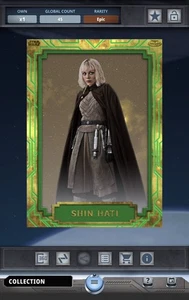 SHIN HATI EPIC WAVE 2 GOLD LABEL-TOPPS STAR WARS CARD TRADER - Picture 1 of 1