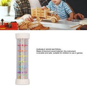 Rainmaker Rain Stick Toy Wood Colorful Music Education Rain Stick Shaker For - Picture 1 of 12