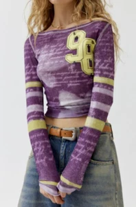 Urban Outfitters 98 Mesh Long Sleeve Tee Size XL - NWT - Picture 1 of 1