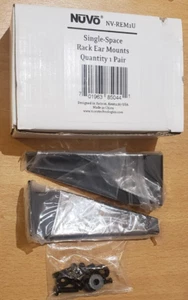 Supports d'oreilles Nuvo Single-Space Rack (NV-REM1U) - 1 paire NEUF - Photo 1/6