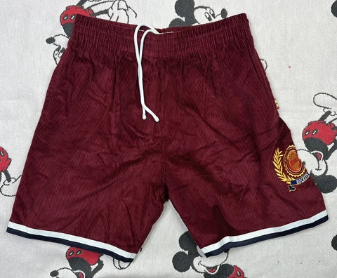 MITCHELL & NESS HOUSTON ROCKETS L HAKEEM OLAJUWON CORDUROY SHORTS SWINGMAN Cover