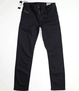 NEW Diesel Jeans KRAYVER in Black W28/WAIST ACROSS 15xL32 Regular Slim-Carrot - Picture 1 of 12