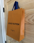 LOUIS VUITTON Empty Shopping Gift Bag Authentic LV Paper Gift Tote 9.75 x 4 x 14