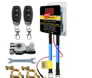 Kill Switch for Car Remote Battery Disconnect Switch 12V 200A with Led Digita... - Picture 1 of 5