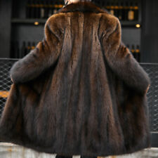 Men's Luxury MinK Fur Coat Fox Fur Men's Mink Fur Coat - Winter Luxury