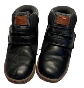 Carter's Little Boys Kelso Black Ankle Boots Size 12 - New with Minor Defects - Picture 1 of 4