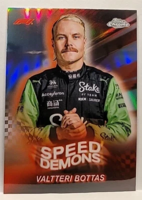 2024 Topps Chrome Formula 1 - Speed Demons #SD-13 Valtteri Bottas - Image 1 of 2