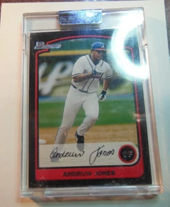 2003 Bowman Andruw Jones Silver Unc 164/250 SP Card 104 - Picture 1 of 7