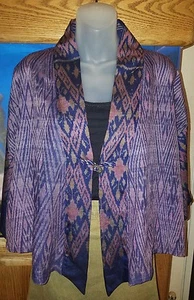 New Tribal Print Jacket Size Medium - Picture 1 of 6