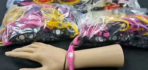 Fancy Bracelets Wristband Cuff Bangle Stretch 50 pcs wholesale - Picture 1 of 7