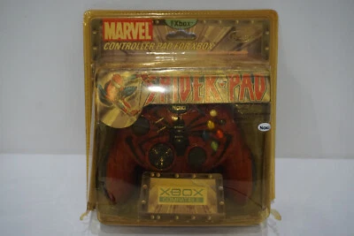 Controle compatível com Xbox Naki Spiderman Spider-Pad com fio raro vintage NOVO - Imagem 1 de 4