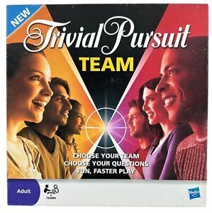 Trivial Pursuit Team Edition Board Game by Hasbro 2009 ~ Complete
