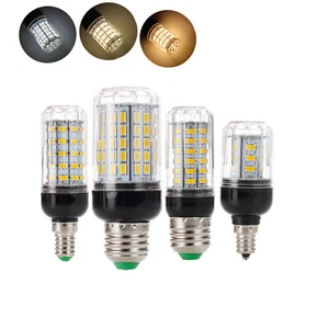 Led Corn Light Bulbs E14 Bulb 9-30w Lamps Warm Living Energy-saving 360 degree - Picture 1 of 19