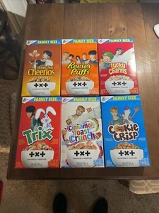 K-Pop / TXT / General Mills / Tamaño familiar / Juego completo de 6 cajas nuevas selladas - Imagen 1 de 8