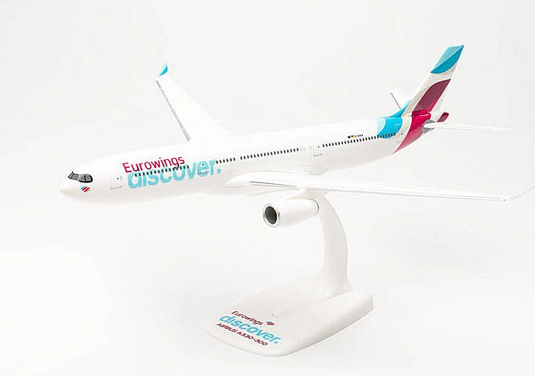 Modellini aerei di linea Herpa AIRBUS A330-300 EUROWINGS DISCOVER scala 1:200 - Immagine 1 di 1