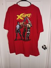 Marvel Avengers Men's X-Force Red Short Sleeve T-shirt Deadpool 