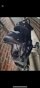 Graco Stadium Duo Tandem Pushchair With Click Connect - Black/Grey - Picture 1 of 3