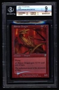 Shivan Dragon Foil - 7th Edition - MTG Magic the Gathering - BGS MINT 9.0 - Bild 1 von 2