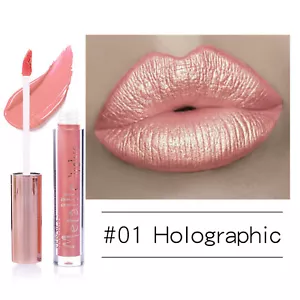 Matte Metallic Lip Gloss Long Lasting Waterproof Strong Pigment Liquid Lipstick - Picture 1 of 4