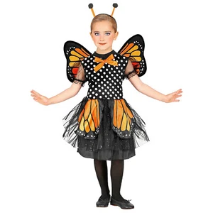 Elfenkostüm Feenkostüm Feen-Kleid Fee Flügel Schmetterling Kostüm Mädchen 116cm - Bild 1 von 3