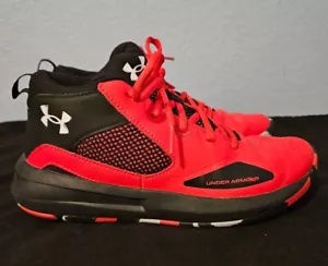 Under Armour Youth Basketball Shoes Red Size 5Y - Picture 1 of 7