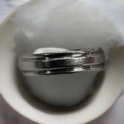 Alianza de boda Triton de acero inoxidable para hombre talla 14 Foto 1 de 4