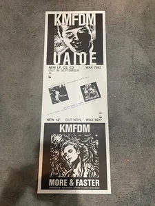 KMFDM Poster UAIOE Very Limited Large Catalog Promo Poster Wax Trax Industrial - Picture 1 of 1