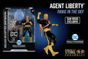 Agent Liberty (Panic in the Sky) McFarlane Edición Coleccionista ~ SDCC Excl ~ NUEVO - Imagen 1 de 7