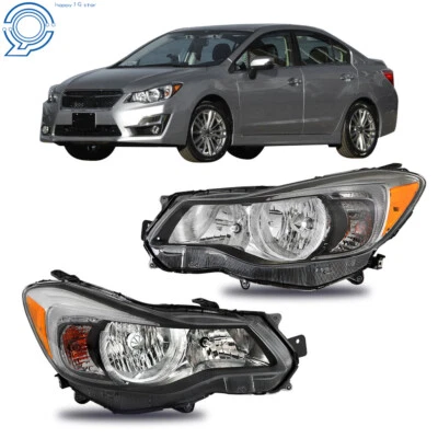 For Subaru Impreza 2012-2015 & Crosstrek 2013-2016  Headlight Halogen Pair LH+RH Foto 1 de 4