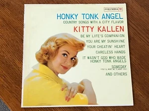 KITTY KALLEN, "Honky Tonk Angel," CL 1652, Mono, DG  Red-6 Promo, 1961. MINT - Picture 1 of 6