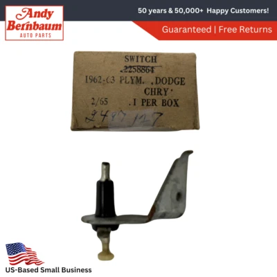 Interruptor de lâmpada de freio 2258864 Dodge Plymouth Chrysler 1962-1963 - Imagem 1 de 4