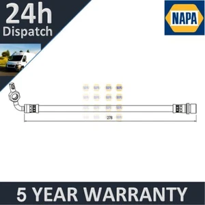 Fits Toyota RAV4 2000-2005 1.8 2.0 D NAPA Rear Right Outer Brake Hose - Picture 1 of 7