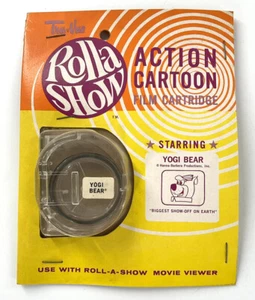 Cartucho de película vintage Sawyers Tru Vue Roll-A-Show YOGI BEAR Rolla Show nuevo de lote antiguo - Imagen 1 de 2
