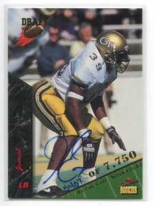 1995 Signature Rookies Autograph Jamal Cox/7750 Georgia Tech - Picture 1 of 1