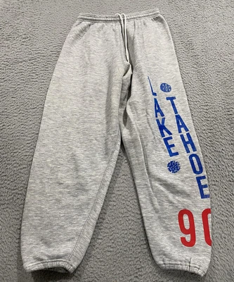 Pantalones deportivos vintage de EE. UU. Olympic Lake Tahoe para hombre pequeños grises polar esquí años 90 Foto 1 de 4