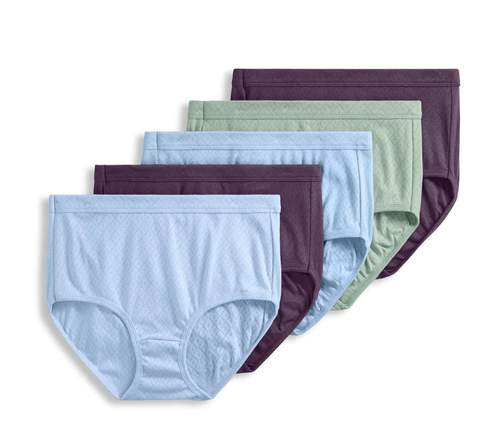 Bragas para mujer Jockey talla 8 Elance Breathe calzoncillo de algodón plateado A516105 Foto 1 de 4