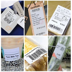 (50x30mm(200 Sheets))Label Printer Sticker Thermal Label Paper Self-Adhesive TDW - Afbeelding 1 van 10