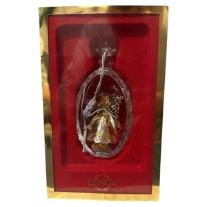 Lenox Crystal Celestial Silver Angel Christmas Ornament with Box Czech 6118486 - Picture 1 of 7