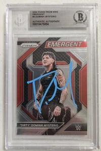 Dominik Mysterio Signed 2024 WWE Wrestling Panini Prizm Card #6 Beckett Auto - Bild 1 von 4