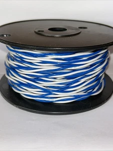 M22759/18-16  16 awg. Stranded Blue Tefzel Ins. Airframe Wire 100 ft. Spool - Picture 1 of 2