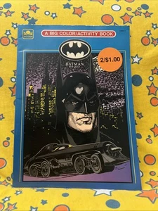 Batman Returns A Big Color Activity Book 1992 Golden Book DC Comics unbenutzt - Bild 1 von 9