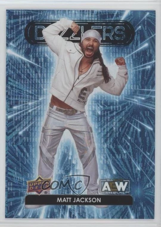 2023 Upper Deck AEW All Elite Wrestling Dazzlers Blue Matt Jackson #DZ-23 - Image 1 of 2