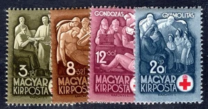 HUNGARY 1942 691-694 ** MNH FLAWLESS SET RED CROSS (05500 - Picture 1 of 2