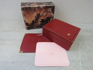 ROLEX watch vintage presentation case and wallet - Picture 1 of 16