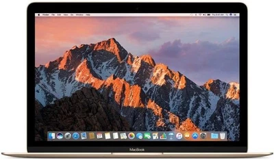 Mid 2017 Apple Macbook Core m3 1.2GHz 12in 256GB SSD 8GB RAM A1534 Gold, Good - Image 1 of 2