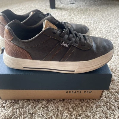 Niños G.H. Zapatos sin cordones Bass Miles WX B marrón/bronceado talla 1,5 M con caja Foto 1 de 4